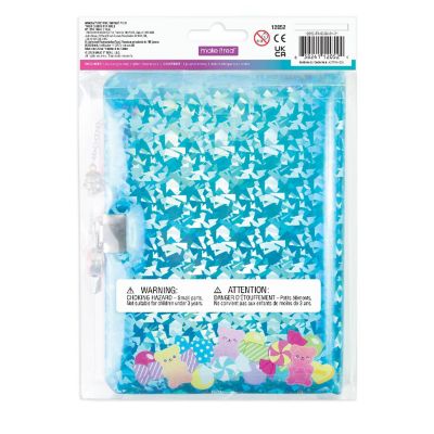 3C4G: Bubble Gum Glitter Locking Journal W/ Pen Image 2