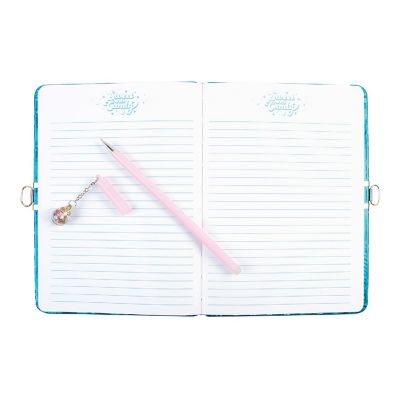 3C4G: Bubble Gum Glitter Locking Journal W/ Pen Image 3
