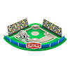 3D Baseball Field Craft Kit - Makes 12 Image 1