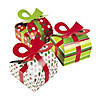 3D Christmas Gift Boxes with Bow - 12 Pc. Image 1