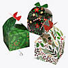 3D Christmas Greenery Gift Boxes with Bow - 12 Pc. Image 1