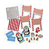 3D Christmas Hot Chocolate Stand with Penguins Craft Kit - Makes 12 Image 1