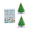 3D Christmas Tree Sticker Scenes - 12 Pc. Image 1