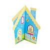 3D Easter Bunny House Sticker Scenes - 12 Pc. Image 1