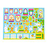 3D Easter Bunny House Sticker Scenes - 12 Pc. Image 2