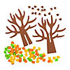 3D Fall Tree Craft Kit - Makes 12 Image 1
