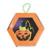 3D Jack-O&#8217;-Lantern Ornament Craft Kit - Makes 12 Image 1