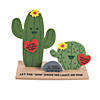 3D Let His Love Grow Cactus Stand-Up Craft Kit - Makes 12 Image 1