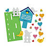 3D Love Lives Here House Craft Kit - Makes 12 Image 1