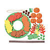 3D Pumpkin Wreath Craft Kit- Makes 12 Image 1