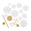 3D Snowflake Tree Craft Kit - Makes 1 Image 1