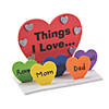 3D Things I Love Heart Craft Kit - Makes 12 Image 1