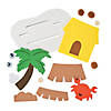 3D Tropical Island Scene Craft Kit - Makes 12 Image 1