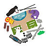 3D Zoo Scene Craft Kit - Makes 12 Image 1