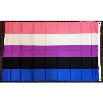3x5 Gender Fluid Flag Gender Identity LGBT Pride Outdoor Banner Polyester New Image 1