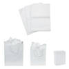 4 1/2" - 10 1/2" Small, Medium & Large White Gift Bags & Tissue Paper Kit - 36 Pc. Image 1