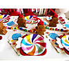 4 1/2" 10 oz. Gingerbread Man Reusable BPA-Free Plastic Cups with Lids & Straws - 12 Ct. Image 3