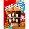 4 1/2" 10 oz. Gingerbread Man Reusable BPA-Free Plastic Cups with Lids & Straws - 12 Ct. Image 4