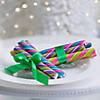 4 1/2" 2 lbs. Holiday Brights Fruit Hard Candy Sticks - 80 Pc. Image 1