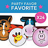 4 1/2" - 5" 30 pg. Assorted Farm Party Animals Paper Notepads - 24 Pc. Image 2