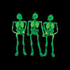 4 1/2" Bulk 144 Pc. Classic Glow-in-the-Dark Vinyl Skeletons Image 1