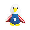 4 1/2" Festive Patriotic Classic Plush Stuffed Bald Eagles - 12 Pc. Image 1