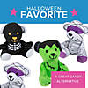 4 1/2" Halloween Skeleton, Mummy & Frankenstein Stuffed Bears - 12 Pc. Image 2