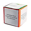 4 1/2" Multicolored Foam Pocket Dice with Vinyl Sleeves Image 1