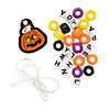 4 1/2" Peanuts&#174; Halloween Pony Bead Bracelet with Charm Craft Kit - Makes 12 Image 1