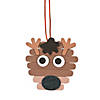 4 1/2" Reindeer Craft Stick Christmas Ornament Craft Kit - Makes 12 Image 1