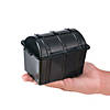 4 1/2" Small Black Plastic Pirate Chest Treat Containers - 12 Pc. Image 2