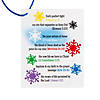 4 1/2" The Salvation Story Craft Stick Snowflake Christmas Ornament Craft Kit - Makes 12 Image 2