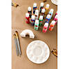 4 1/2" x 2" DIY White Ceramic Rainbow Keepsake Boxes - 12 Pc. Image 2