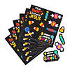 4 1/2" x 4 1/2" Bulk 50 Pc. Jesus&#8217; Love is Sweet Treat Pack Sticker Sheets Image 1