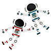 4 1/2" x 4 1/2" Space Astronaut Bendable Character Toys &#8211; 24 Pc. Image 1