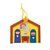 4 1/2" x 4" Nativity Christmas Ornament Craft Kit - Makes 12 Image 1