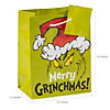 4 1/2" x 5 1/2" Small Dr. Seuss&#8482; The Grinch Paper Treat Bags - 12 Pc. Image 1