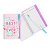 4 1/2" x 6" Mother&#8217;s Day Best Mom Ever Paper Spiral Notebooks with Pen - 12 Pc. Image 1