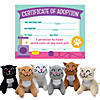 4 1/2" x 8 1/2" x 11" Stuffed Cat & Certificate Adoption Kit for 12 Image 1
