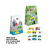 4 1/2" x 8" Transportation Time Paper Favor Bags with Vehicle Stickers - 8 Pc. Image 1