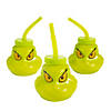 4 1/4" 14 oz. Dr. Seuss&#8482; The Grinch Reusable BPA-Free Cups with Lids & Straws - 12 Ct. Image 1