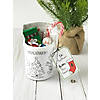 4 1/4" 8 oz. Color Your Own Peanuts&#174; Christmas Reusable BPA-Free Plastic Mugs - 12 Ct. Image 2