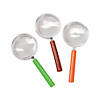 4 1/4" Green, Red & Orange Plastic Magnifying Glasses - 12 Pc. Image 1