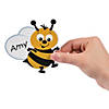 4 1/4" Happy Bumblebee Cardstock Bulletin Board Cutouts - 48 Pc. Image 1