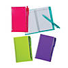 4 1/4" x 6" Neon Spiral Paper Notebook & Plastic Pen Sets - 12 Pc. Image 1