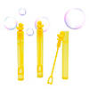 4 1/4" Yellow Duck Plastic Bubble Tubes - 24 Pc. Image 1