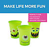 4" 10 oz. Bulk 50 Ct. Halloween Monster Disposable BPA-Free Plastic Cups Image 1