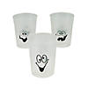 4" 10 oz. Glow-in-the-Dark Spooky Face Halloween Reusable BPA-Free Plastic Cups - 12 Ct. Image 1