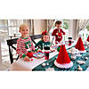 4 3/4" 14 oz. Christmas Bulb Reusable BPA-Free Plastic Cups with Lids & Straws - 12 Ct. Image 1