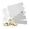 4 3/4" Bulk 48 Pc. DIY Craft White Cardboard Kaleidoscopes Image 1